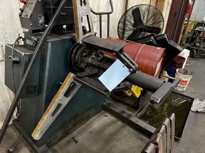 4,000 LB X 12" RAPID-AIR MODEL #RA4012 MOTORIZED COIL REEL UNCOILER : YOBRO #23930