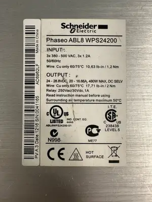 Schneider ABL8WPS24200 Power Supply Module ABL-8WPS24200 (2.3.1)