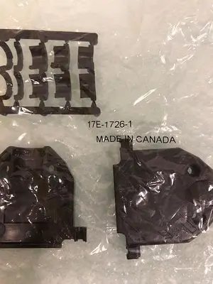 17E-1726-1-ND CONN BACKSHELL DB25 BLK PLASTIC