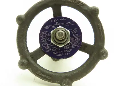 Bonney Forge WL 18L 3/4" Gate Valve Socket Weld #800 Stainless Steel Rising Stem