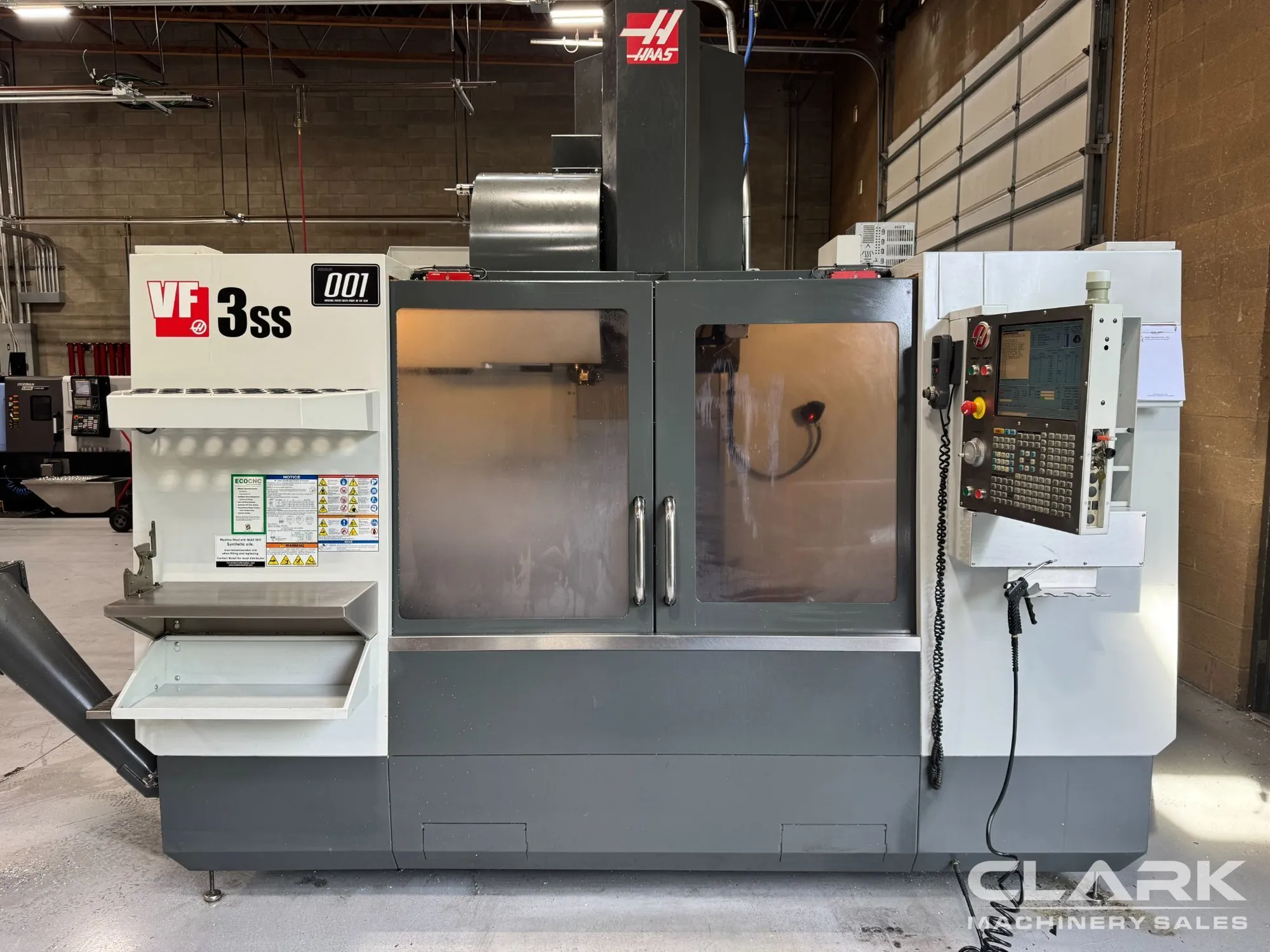 2011 HAAS VF-3SS, PROBING, 4TH AXIS READY