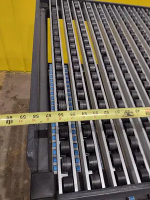 59" X 36" X 52" STEEL PARTS TABLE: STOCK #20615