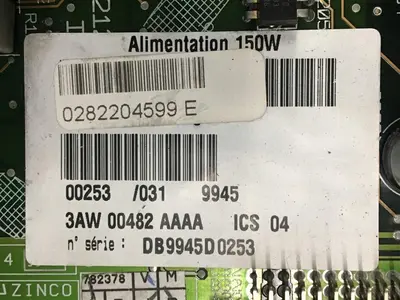 USED NUM ALIMENTATION 150W 3AW 00482 AAAA ICS 04
