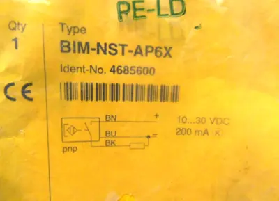NEW TURCK BIM-NST-AP6X POSITION SENSOR 4685600 BIMNSTAP6X