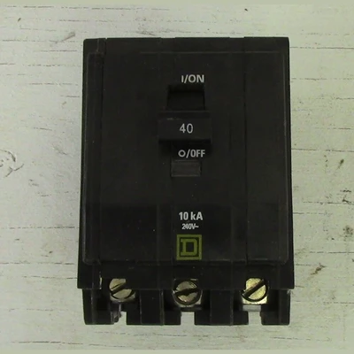 Square D 3 Pole 40 Amp Push-in Breaker
