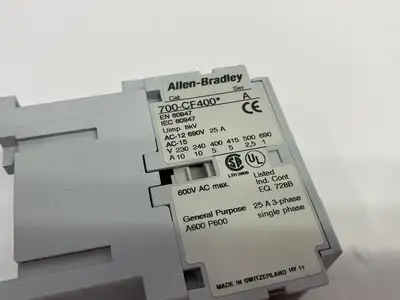 USED ALLEN-BRADLEY SER. A CONTACTOR 25A 690V