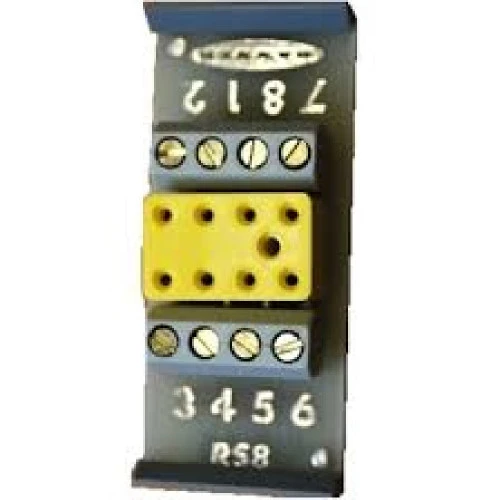 Banner Engineering RS8 Micro-Amp Module Mount, Two 4 Terminal Connection Strips [New]