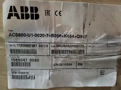 NEW ABB ACS800-U1-0020-7+B056+K454+Q967
