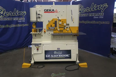 Used GEKA HYD 100 Ironworkers California US | Sterling Machinery Exchange #1466791