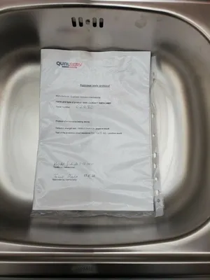 QualServe WMSC24MS Stainless Steel Portable Sink Hot Water