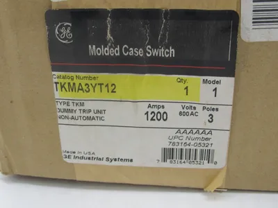 NEW GE INDUSTRIAL TKMA3YT12 TRIP UNIT CIRCUIT