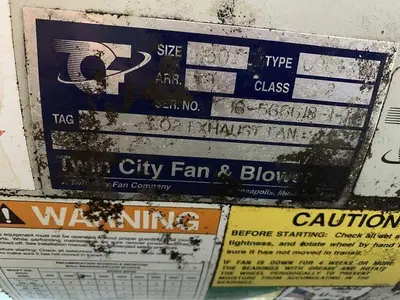 USED TWIN CITY FAN & BLOWER 150 QSL-S