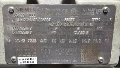 USED SIEMENS 1LE24212DA112AA3