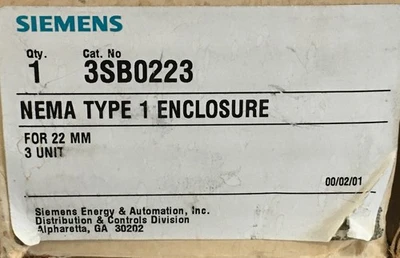 NEW Siemens 3SB0223