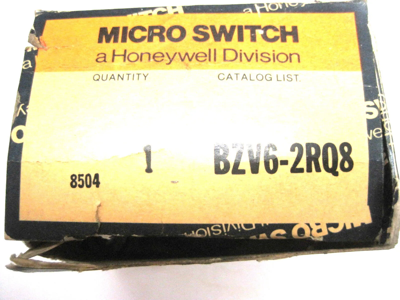 NEW MICROSWITCH BZV6-2RQ8 LIMIT SWITCH BZV62RQ8