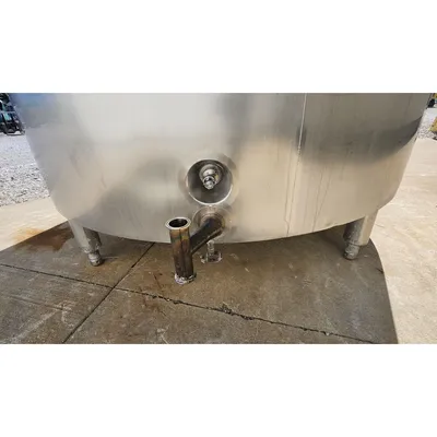 Used 6,500L (1,717 gal) Stainless Insulated Jacketed Liquid Storage Vessel Tank