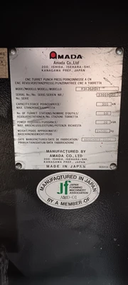 AMADA VIPROS III 3610 NT Punches, Turrett | Norcal Machinery (11)