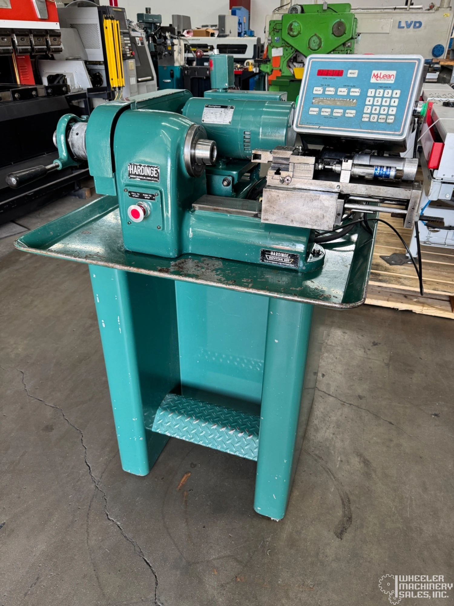 HARDINGE HSL-59 Speed Lathe w/ McLean Control #8127 #1