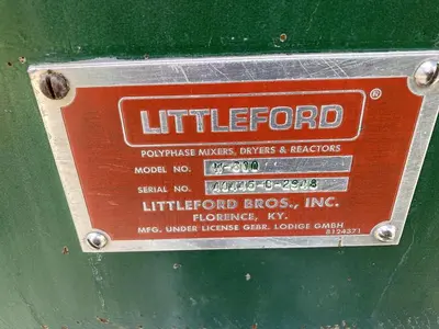 Used 1979 LITTLEFORD MIXER W-600 Mixers | DH Griffin Used Equipment #1383208