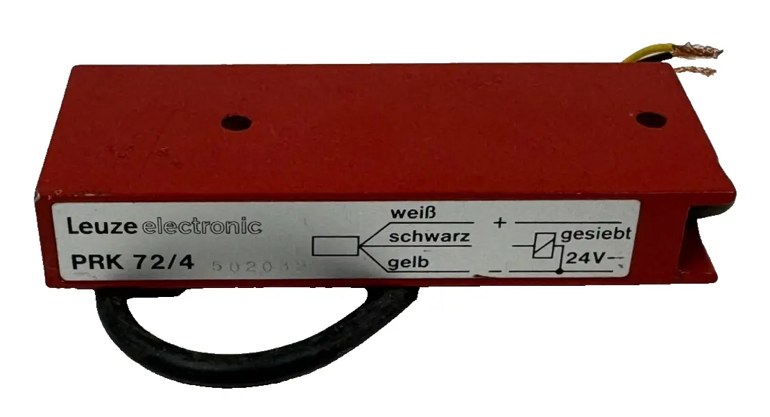 USED LEUZE ELECTRONIC PRK 72/4 PHOTOELECTRIC SENSOR