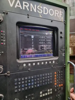 USED TOS WHN 110 X: 2000 - Y: 1250 - Z: 1000 MM CNC