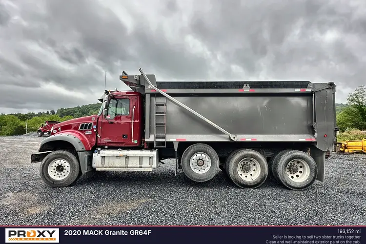 Used 2020 MACK GRANITE GR64F Dump trucks New Jersey US | Proxy Equipment #1378321