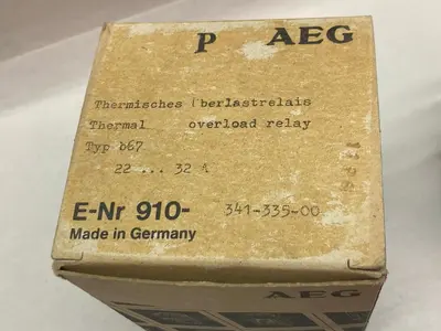 New | in-Stock AEG B 67 E-NR 910-341-335-00 Miscellaneous Equipment (Electrical & Power) Ohio US | Surplus Asset Holdings #1241704