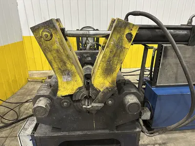 200 TON (2-3/8" TO 9-5/8") DIAMETER TRUE GRIT MODEL CT200 HYDRAULIC TUBE & PIPE PUSH POINTER / END FORMER/ SWAGING PRESS: STOCK #22399