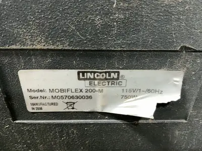 Used 2006 LINCOLN ELECTRIC MOBIFLEX 200M Fume Extractors Ohio US | HGR 24 #1545784