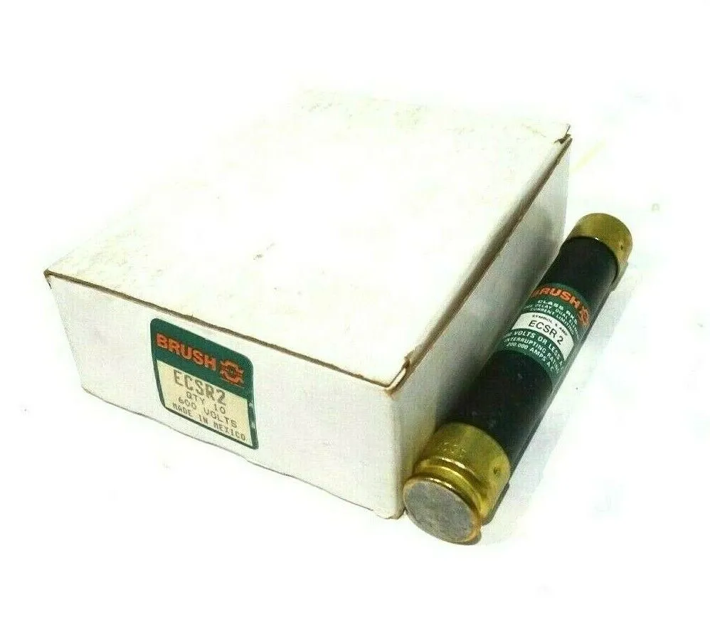 10 NEW BUSSMANN ECSR-2 FUSES 600V ECSR2
