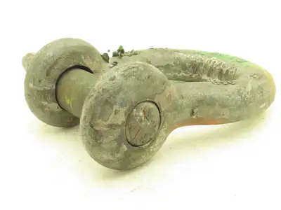 Crosby 25T 1-3/4" Galvanized Carbon Anchor Shackle with 2" Alloy Screw Pin