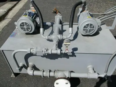 38 GPM Continental Hydraulic #35V-38-A, dual (2) hydraulic pumping unit, 3 HP, new