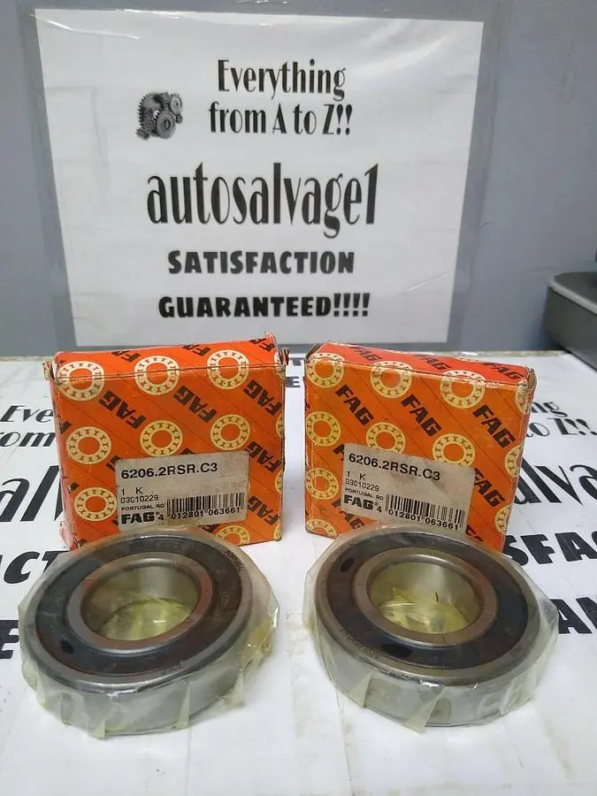 Used FAG 6206-2RSR-C3 Bearings | Surplus Asset Holdings #1190210