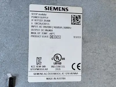 New | in-Stock SIEMENS 6EP1337-3BA00 Misc Electrical & Power Parts British Columbia CA | Lenmark #249224