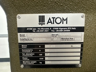 2009 ATOM SE25L Die Cutting Press, Clicker Press | Kempler Machinery (5)