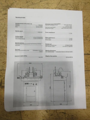 Used AGATHON 175-A Tool & Cutter Grinders Minnesota US | Machinesused.com #1445802