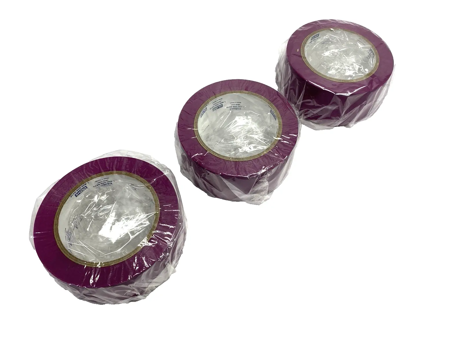 NEW ULINE INDUSTRIAL VINYL SAFETY TAPE PURPLE 2" X 36 YDS LOT OF 3