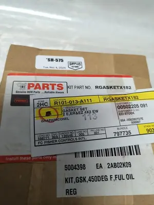 New | in-Stock FISHER RGASKETX182 Pump & Valve Parts Ohio US | Surplus Asset Holdings #1237994
