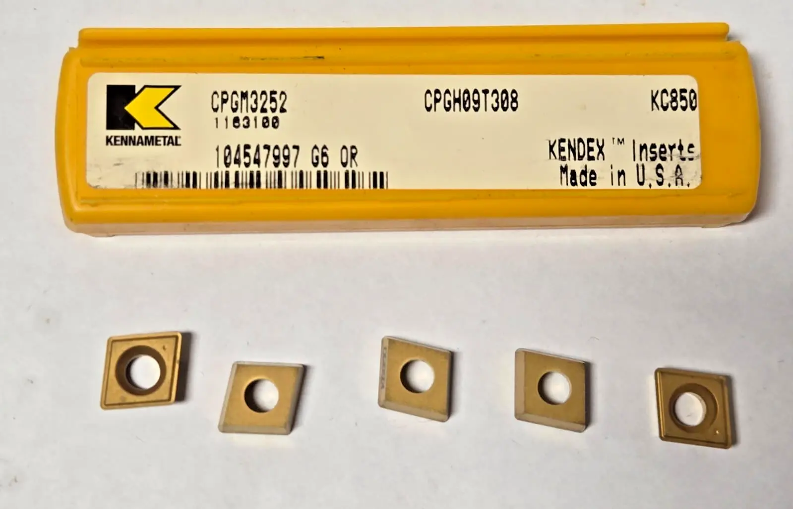 NEW Kennametal Does Not Apply