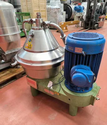 (4) Westfalia SC 35-36-177 Hydrostop clarifier centrifuges, 316SS.