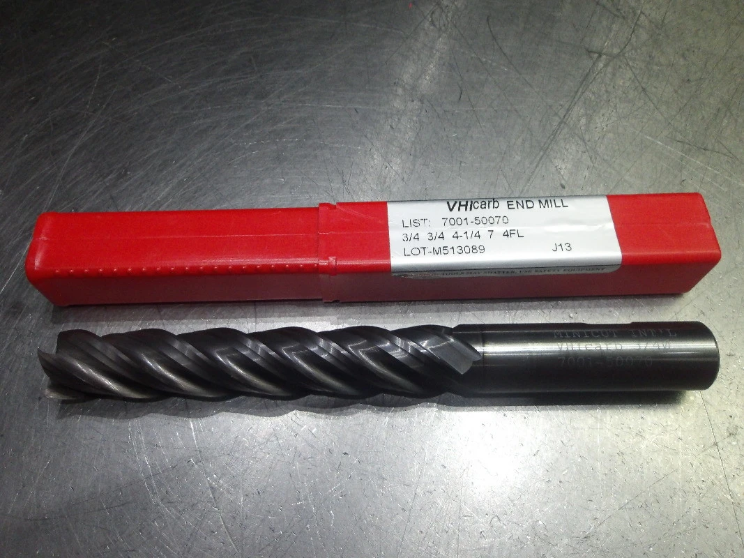 Minicut/VHIcarb 3/4" 4 Flute Carbide SQ Endmill 3/4" Shank 7001-50070 (LOC3382)