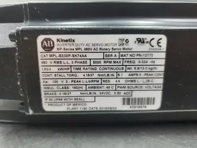 USED Allen-Bradley MPL-B330P-SK74AA