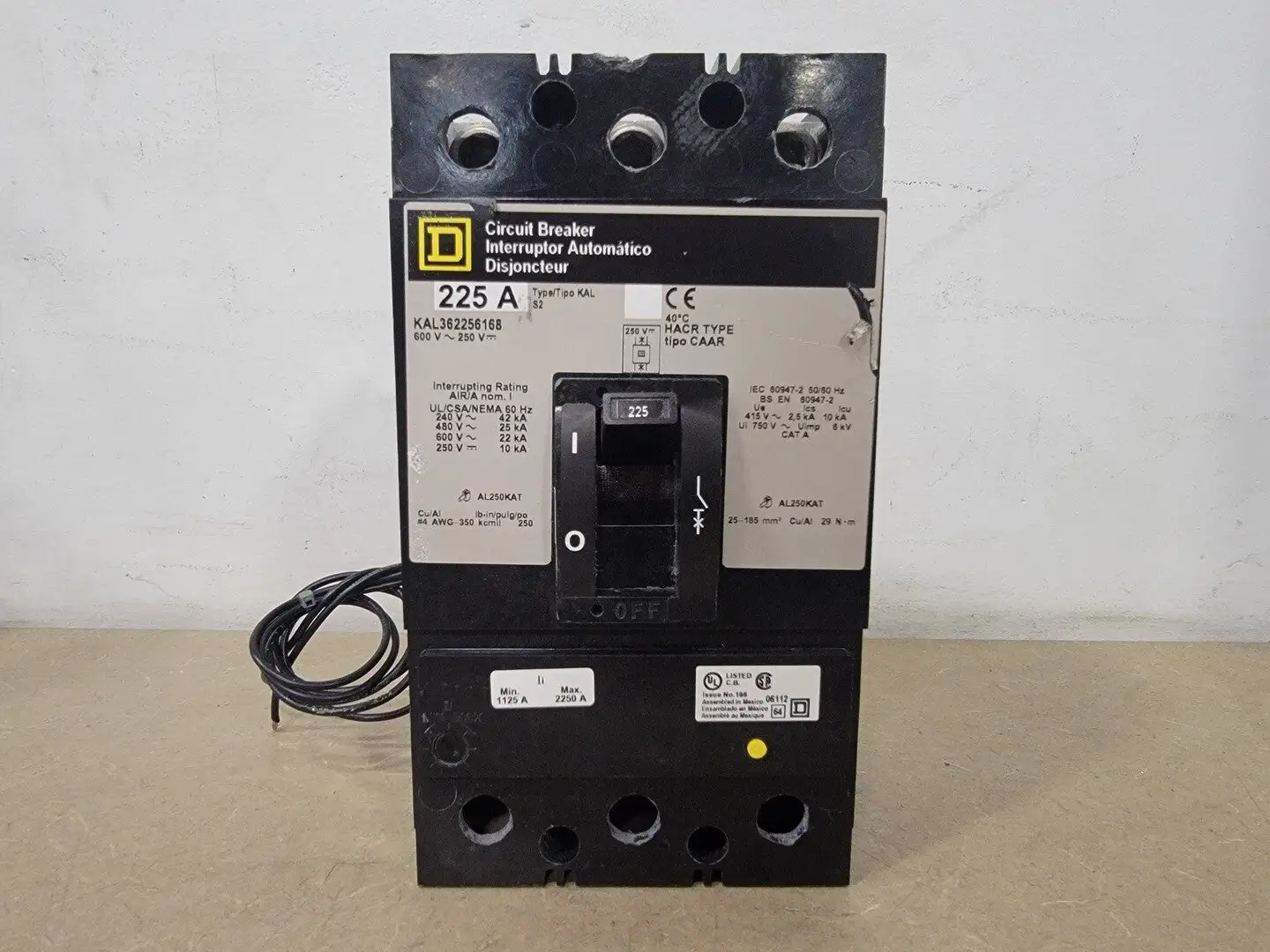 USED SQUARE D KAL362256168