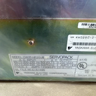 USED Yaskawa CACR-HR20UB Y9