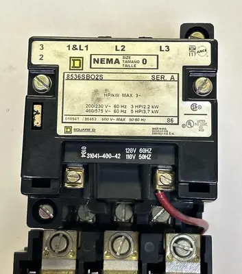 Used SQUARE D 8536SBO2S Industrial Controls Ohio US | Surplus Asset Holdings #1243222