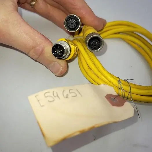 Used LUMBERG AUTOMATION LUMBERG AUTOMATION E54651 DUAL END FEMALE / 1 METER LONG W/ SPLITTER (4 PRONG MALE) Cable & Wire | ND Industrial Surplus #1219707