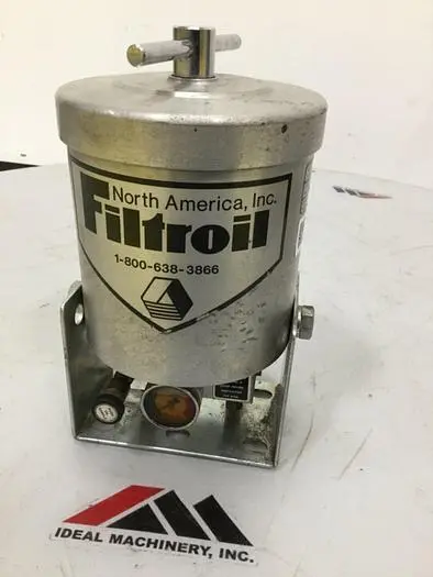 Used FILTROIL BU-50 Filters Michigan US | Ideal Machinery #700690