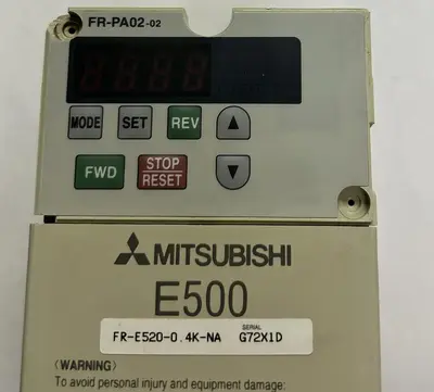 Used MITSUBISHI ELECTRIC FR-E520-0.4K Variable Speed Drives Ohio US | Surplus Asset Holdings #1238766