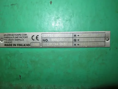 USED Ahlstrom / Sulzer ZPP 52-600