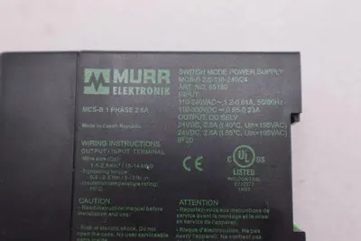 MURR ELEKTRONIK MCS-B-2.5-110-240/24 / MCSB2511024024 NEW STOCK K-1616A